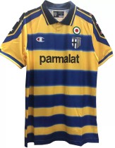 1999-2000 Parma Home Yellow Retro Soccer Jersey 1999-2000 Parma Home Yellow Retro Soccer Jersey