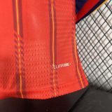 2026 World Cup Spain Home Long Sleeve Player Version Soccer Jersey*长袖球员