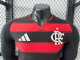 25-26 Flamengo Home Long Sleeve  Player Version Soccer Jersey 长袖