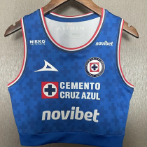 25-26 Cruz Azul Home Women Yoga Vest 1:1 Thai Quality(女) 25-26 Cruz Azul Home Women Yoga Vest 1:1 Thai Quality(女)