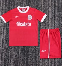 1997-1998 LIV Home Retro Kids Soccer Jersey