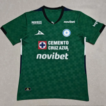 25-26 Cruz Azul Green Goalkeeper Fans Soccer Jersey 1:1 Thai Quality