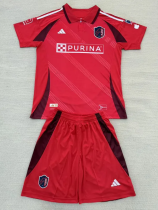 25-26 St. Louis City Home Kids Soccer Jersey 25-26 St. Louis City Home Kids Soccer Jersey