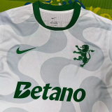 25-26 Sporting Lisbon Away Fans Soccer Jersey