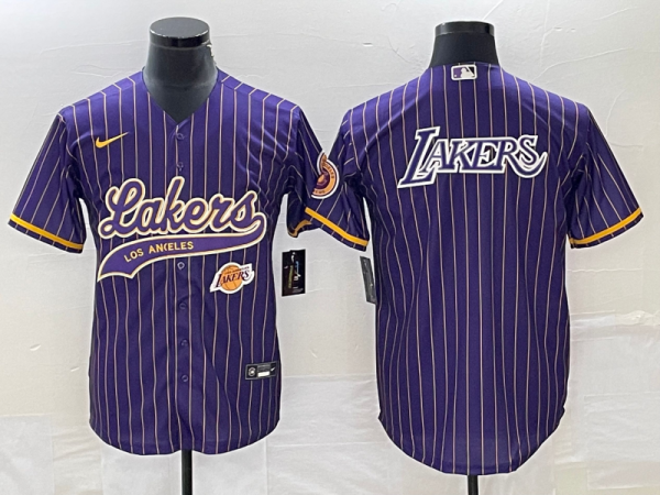 2025 MLB Los Angeles Lakers New Pattern Jersey