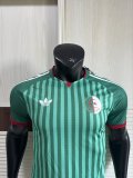 25-26 Algeria Green Player Version Soccer Jersey