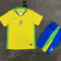 25-26 Brazil Home Kids Soccer Jersey 25-26 Brazil Home Kids Soccer Jersey