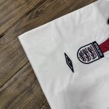 2004-2005 England Home Retro Long Sleeve Soccer Jersey