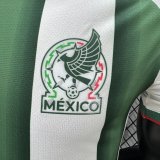 2026 Mexico White Green Special Edition Player Version Soccer Jersey