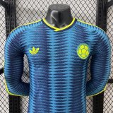 2026 Colombia Away Long Sleeve Player Version Soccer Jersey*长袖球员