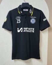 25-26 CHE Black Polo Short Sleeve