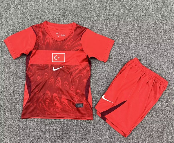 2026 World Cup Turkey Away Kids Soccer Jersey