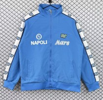 1988-1989 Napoli Blue Retro Windbreaker 1988-1989 Napoli Blue Retro Windbreaker