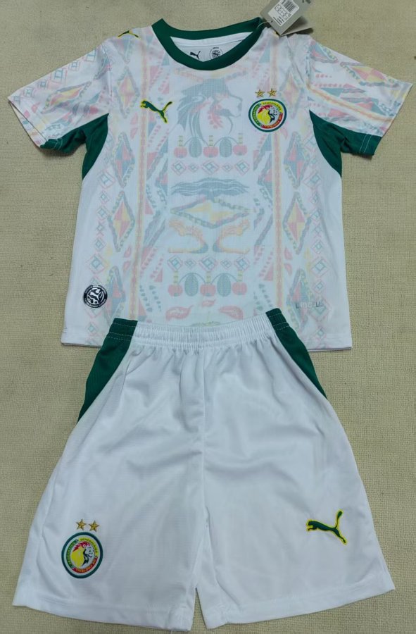2026 Senegal Home Kids Soccer Jersey