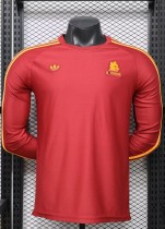 26-27 Roma Red Casual Edition Long sleeves Player Version Training shirts*长袖球员 26-27 Roma Red Casual Edition Long sleeves Player Version Training shirts*长袖球员