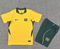 2026 Australia Home Kids Soccer Jersey 2026 Australia Home Kids Soccer Jersey