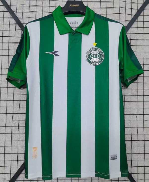 26-27 Coritiba Home Fans Soccer Jersey
