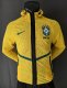 2026 Brazil Yellow Pre-Competition Training Windbreaker