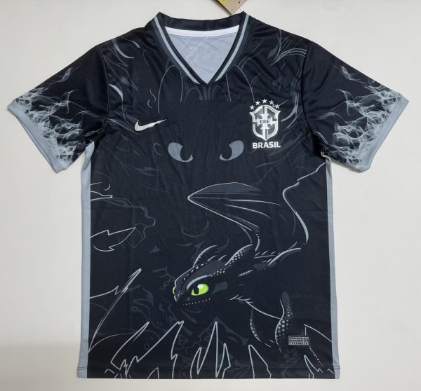 26-27 Brazil Black Special Edition Fans Soccer Jersey