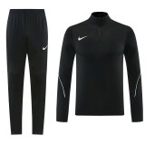 2026 NK Black violet Half Pull Tracksuit