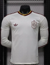 2026 World Cup Spain Away Long Sleeve Player Version Soccer Jersey*长袖球员 2026 World Cup Spain Away Long Sleeve Player Version Soccer Jersey*长袖球员