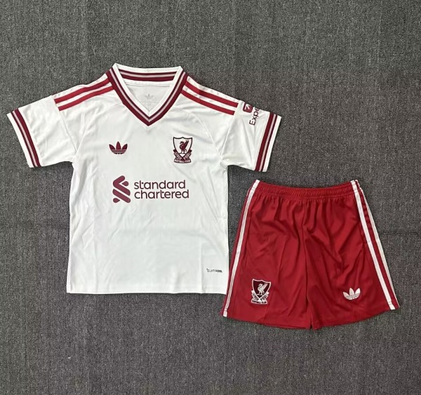 26-27 LIV Away Kids Soccer Jersey