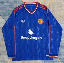 26-27 Man Utd Away Long Sleeve Fans Soccer Jersey (长袖)