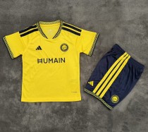 26-27 AL-Nassr Home Kids Soccer Jersey 26-27 AL-Nassr Home Kids Soccer Jersey