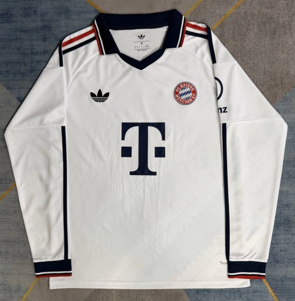 26-27 Bayern Away Long Sleeve Fans Soccer Jersey (长袖)