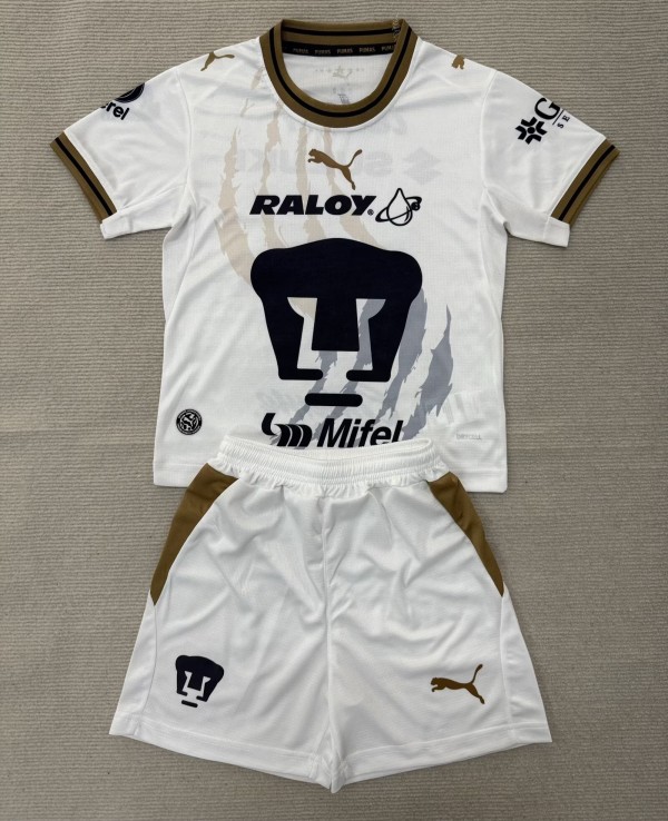 26-27 Pumas UNAM Home Kids Soccer Jersey