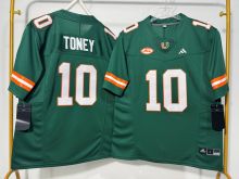 2026 Miami Hurricanes TONEY #10 Top Quality Jersey