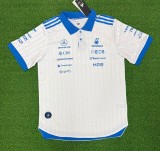 2026 Benz New Pattern Heat Transfer Printing Short Sleeve Racing Suit*有领