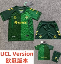 26-27 Real Betis Away UCL Version Kids Soccer Jersey