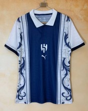26-27 Al-Hilal Blue White Polo Short Sleeve