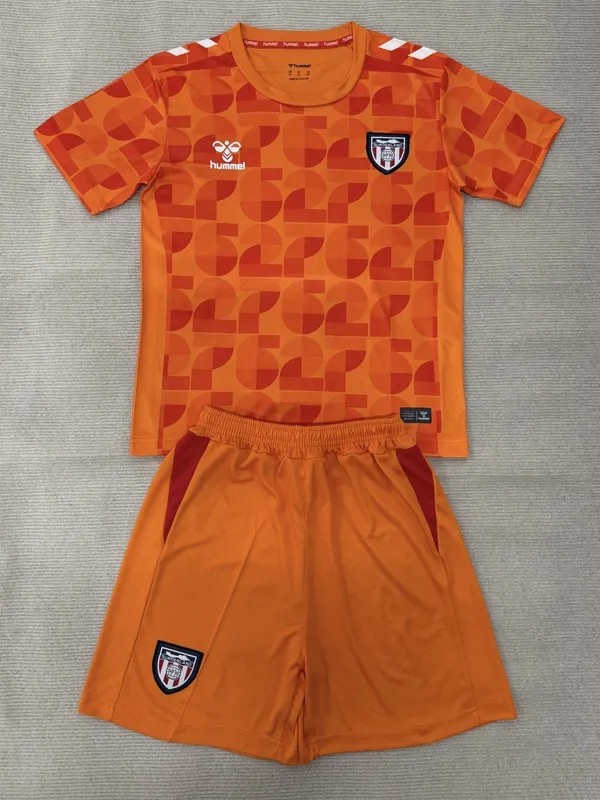 26-27 Sunderland Orange Goalkeeper Kids Soccer Jersey
