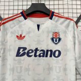 27-28 Universidad De Chile Away Long Sleeve Fans Soccer Jersey(长袖)