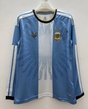 26-27 Argentina Messi Farewell Match Long Sleeve Fans Soccer Jersey(长袖)