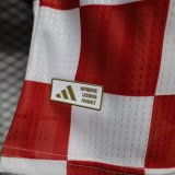 26-27 Croatia Home Player Version Soccer Jersey