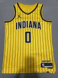 26-27 Indiana Pacers Statement Edition Jersey Haliburton  #0  Hot Pressing NBA Jersey