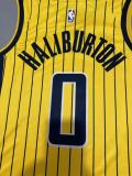 26-27 Indiana Pacers Statement Edition Jersey Haliburton  #0  Hot Pressing NBA Jersey