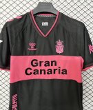 26-27 Las Palmas Black Pink Retro Version Fans Soccer Jersey