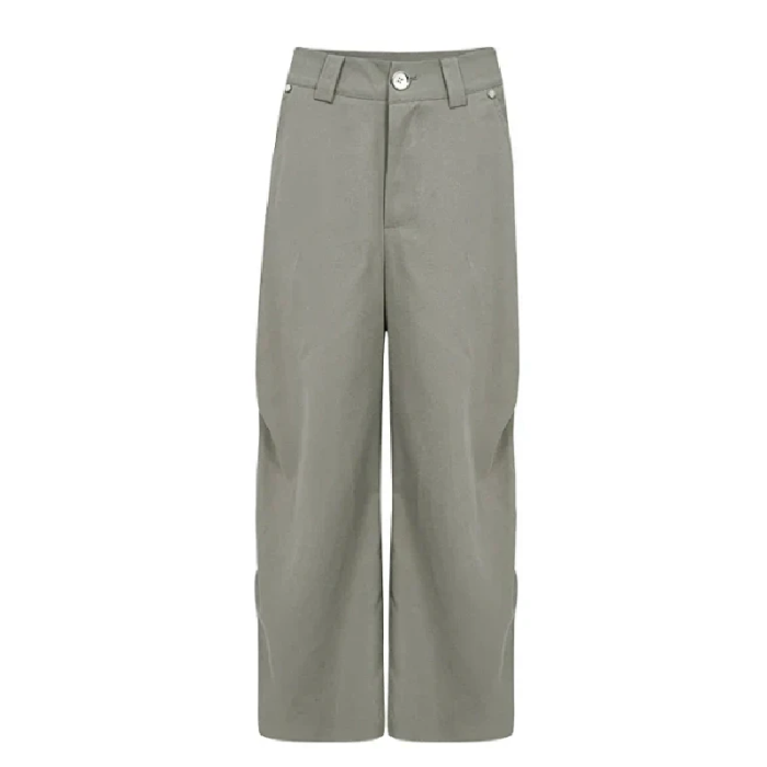 BTFBM Women Wide Leg Dress Pants 2026 High Waisted Button Pleated Business Casual Trousers Office Work Palazzo Pants