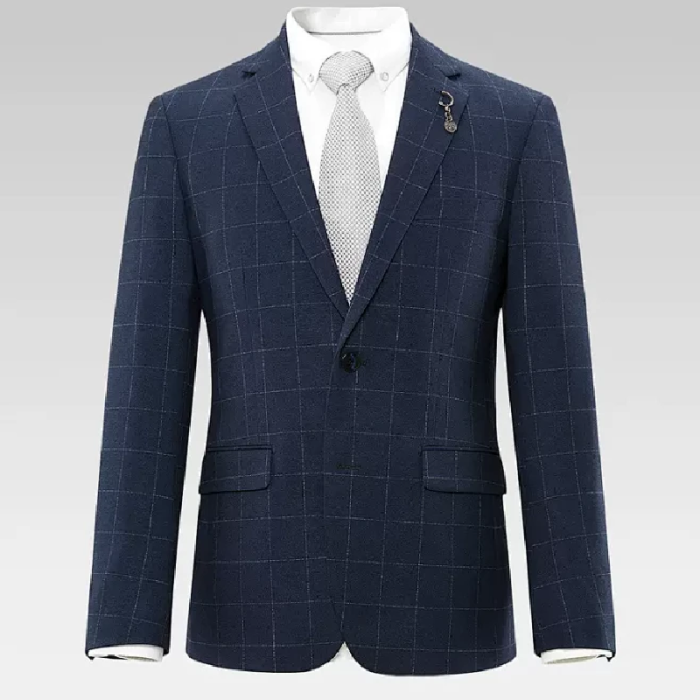 Cooper & Nelson 3 Piece Mens Suit Set, 2 Button Slim Fit Suit for Men, Jacket, Vest, Pants and Tie
