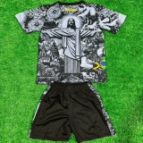 24/25 Brazil Jesus black kids kit