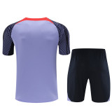 23/24 Liverpool kids Short sleeve purple training suit