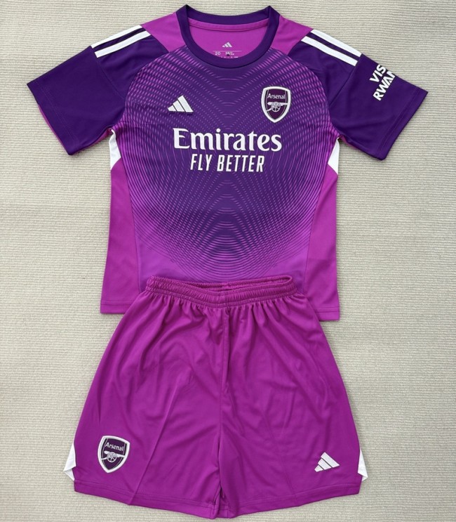 25/26 Arsenal goalkeeper Kids kit Purple