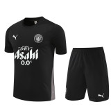25/26 Manchester City kids Short sleeve training suit black