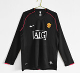 Retro 07/08 Manchester United away long sleeve football Jersey