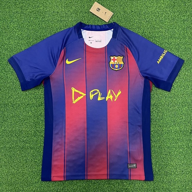 25/26 Barcelona home football Jersey