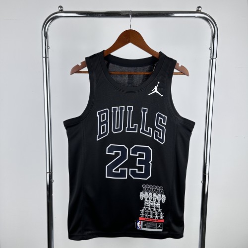 NBA Chicago Bulls #23 Jordan Basketball Jersey Honor Edition black